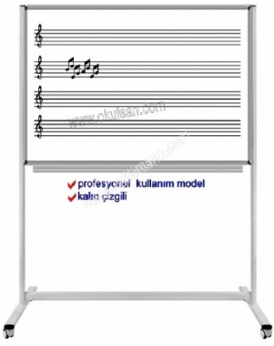 Tekerlekli Mzik Tahtas Profesyonel Model 105x240 cm