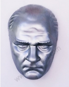 Atatrk Mask Gri Renk Atatrk Mask Fiyatlar 40 cm