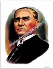 Atatrk Poster retimi rnekleri  10 nolu poster 150x225 cm